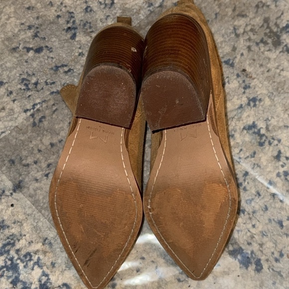 Marc Fisher Gadri suede pointed toe slip on booties Sz 7 M - Picture 12 of 16